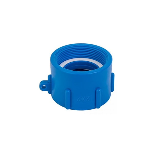 IBC-adapter S60X6 hunn x 2" hunn Blue