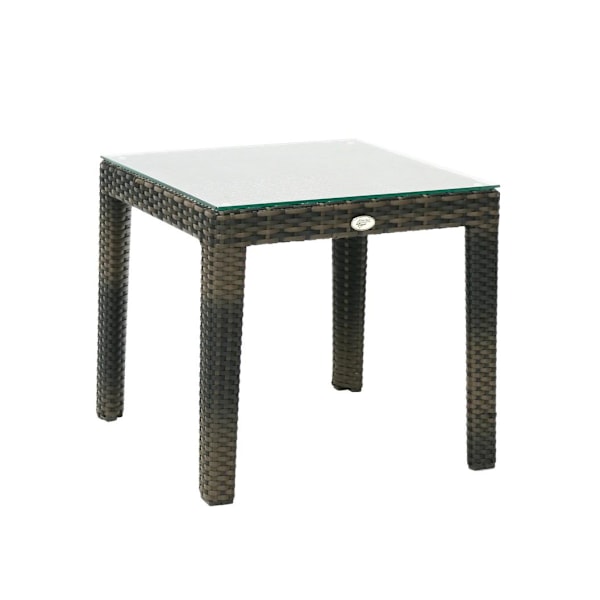 Sidebord FLET 50x50xH45cm, mørkebrun