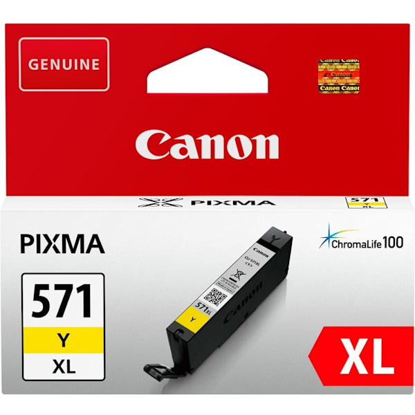 Kassett for skriver CLI-571XL Y, Canon