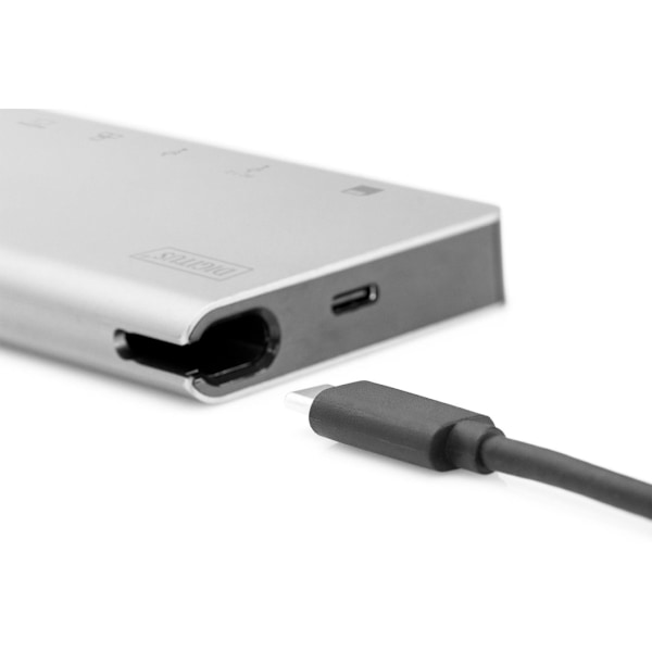 Digitus, dokkingstasjon, USB-C Multiport Travel Dock, DA-70866
