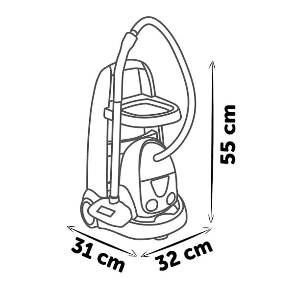 Smoby rengjøringssett + støvsuger