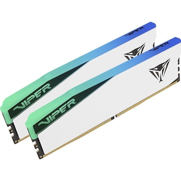 RAM Viper Elite 5 RGB Hvid 2x16GB DDR5 6200MHz DIMM CL42 PVER532G62C42KW, Patriot