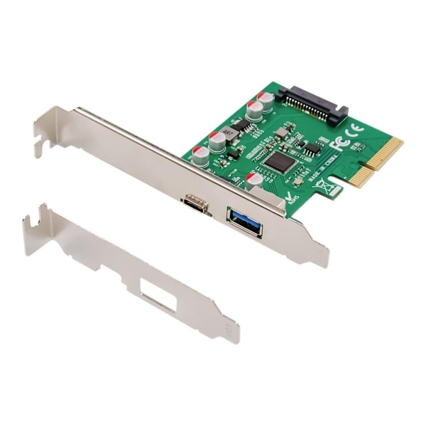 Digitus, PCIe-kortti, USB-C 3.1 Gen 2, 10Gpbs, USB-A 3.1, DS-30225