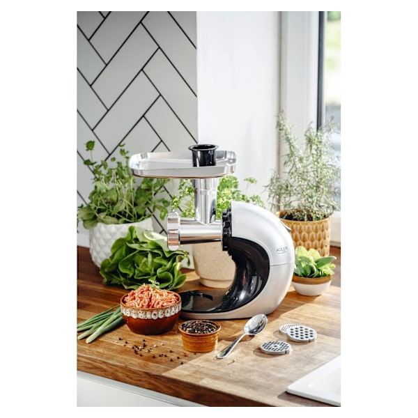Adler, Slow Juicer, Slow-speed juicer 3in1 - Kjøtthakker, Juicer, Grønnsakshøvel, AD 4131