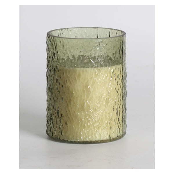 Doftljus i glas NATURE GREEN H13cm, Tranquil Summer