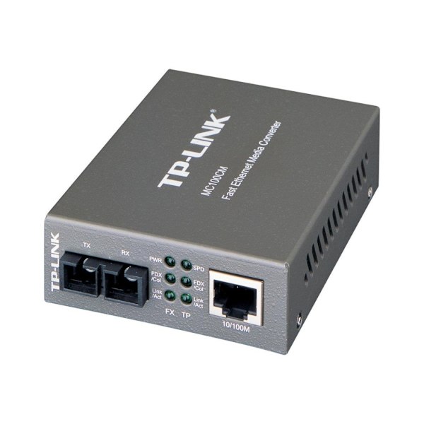 TP-LINK, 10/100 Mbps Multi-Mode Media Converter, MC100CM