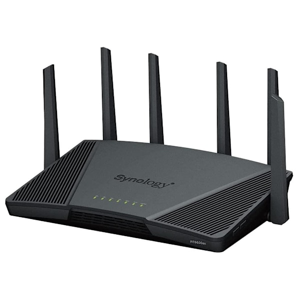 Synology, erittäin nopea ja turvallinen langaton reititin koteihin, RT6600ax musta