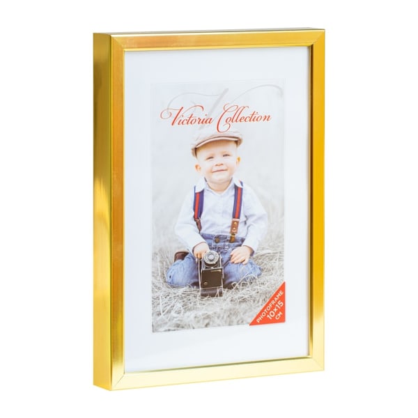 Bilderamme Aluminium 10x15, gylden