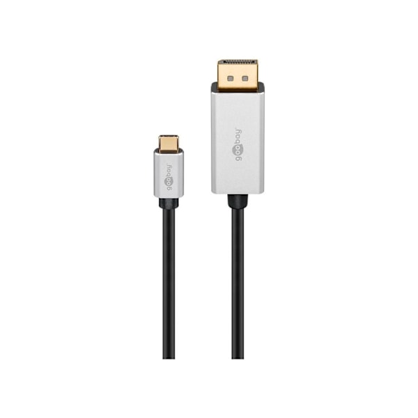 Goobay, USB-C - DisplayPort, USB-C - DisplayPort -sovitinkaapeli, 60176