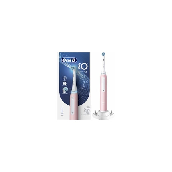Sähköinen hammasharja, iO3 vaaleanpunainen, Oral-B