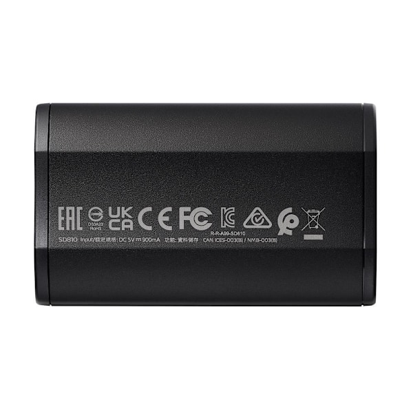 Ekstern SSD sd810 (2tb, usb-c, skrivehastighed 2000 mbytes/sek., læsehastighed 2000 mbytes/sek., sd810-2000g-cbk), Adata