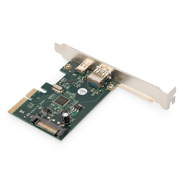 Digitus, PCIe-kortti, USB-C 3.1 Gen 2, 10Gpbs, USB-A 3.1, DS-30225