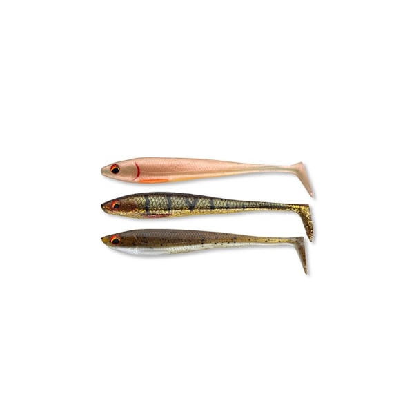 Soft lure Daiwa PX DuckFin Shad Nature Sæt 9,0cm 7stk