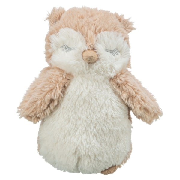 Owl, plush, recycled, 18 cm