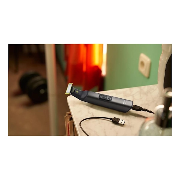 Philips, hårtrimmer for ansikt og kropp, QP6552/15 OneBlade Pro 360