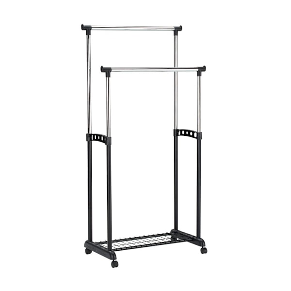 Bøjlevogn FRY 83x43xH93,5-168cm, sort/krom