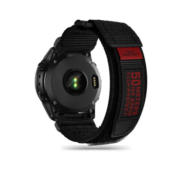 Tech-Protect urrem Scout Pro Garmin fenix 5X/5X Plus/6X/6X Pro/7X, sort