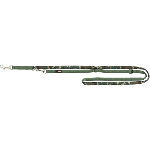 Premiumkoppel, neopren vadderad, M–L: 1,00 m/20 mm, kamouflage/skogsgrönt