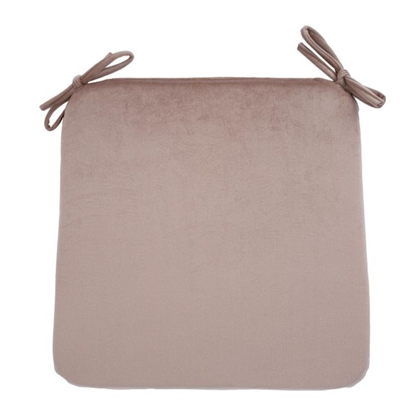 2 tuotteen paketti. Tyyny VELVET 2, tuolille 39x39cm, beige