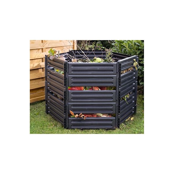 AIR-KING komposter 1100 L, sort