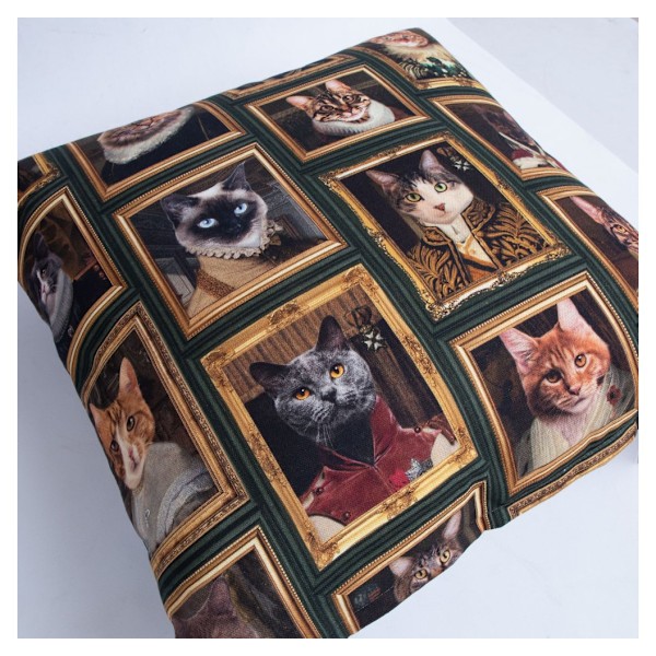 Pude HOLLY 45x45cm, katte i ramme