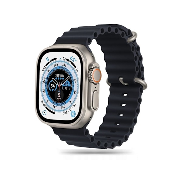 Tech-Protect urrem IconBand Pro Apple Watch 42/44/45/49 mm, sort