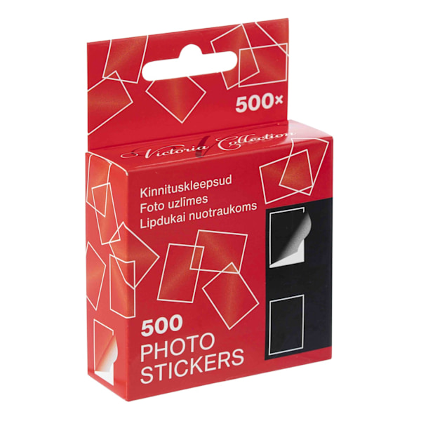 5 tuotteen paketti. Victoria Collection valokuvatarra 500kpl