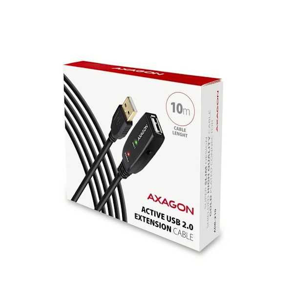 AXAGON, USB Type-A til USB Type-A, USB Repeater-kabel, ADR-210