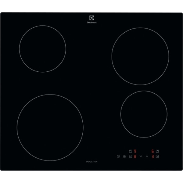 Indbygget induktionskogeplade LIB60420CK, Electrolux Sort