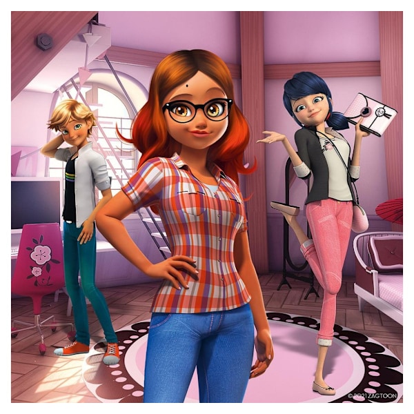 Ravensburger pussel 3x49 st Miraculous