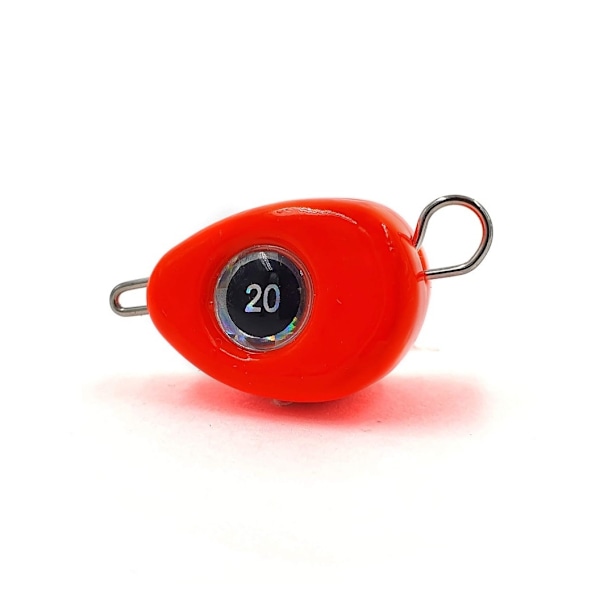 Jig sinker FH, 14 g, punainen, 3 kpl, Merganser