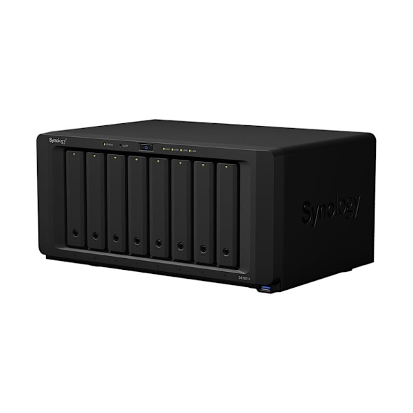 Nas-tallennustorni 8 paikka / ei hdd usb3 ds1821+, Synology musta