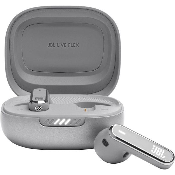 JBL trådløse ørepropper Live Flex, sølv