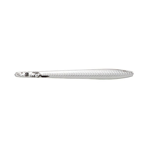 SavageGear Line Thru Sandeel Nail 10cm/16g/0-1m Sølvbelægning