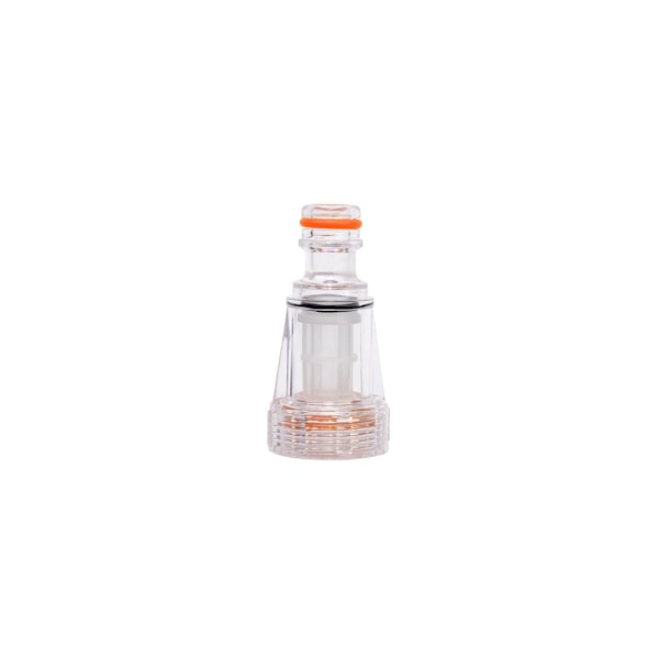 WHITE LINE Tapadapter 3/4'' indvendig gevind med filter. Transparent