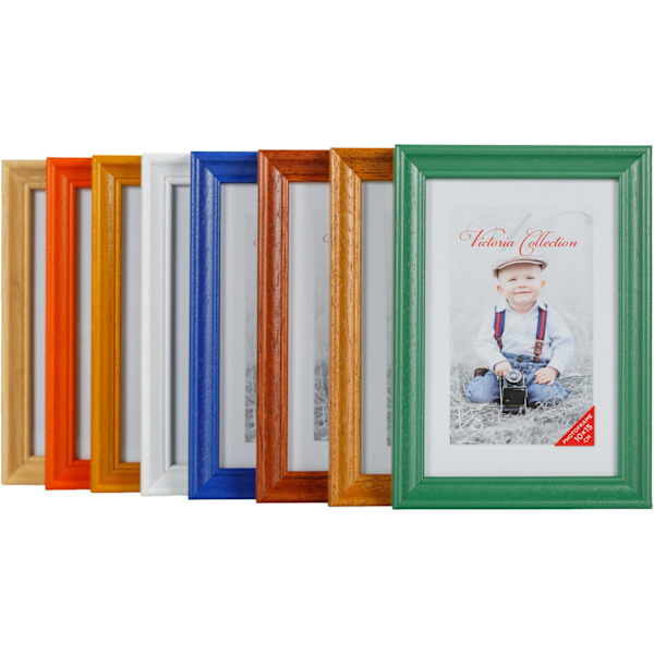 Set med 5 produkter. Fotoram Minne 10x15cm, naturlig