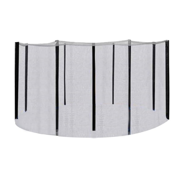 Kapsling for D305cm trampoline, med stenger, sort