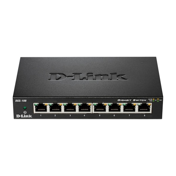 D-Link, Switch, DGS-108/E Sort