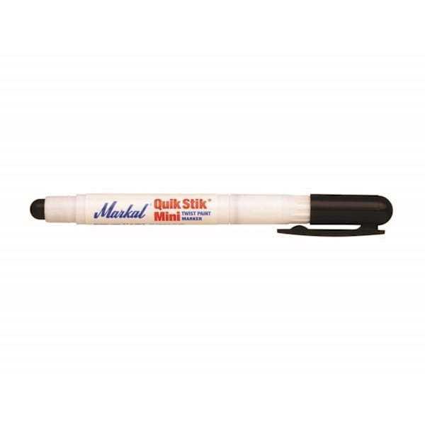 Set med 5 produkter. Markal Quik Stik mini paintstik svart 6 mm