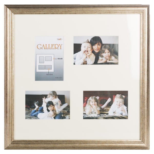 Fotoramme Ema Gallery 40x40/4/10x15, bronse (VF3968)