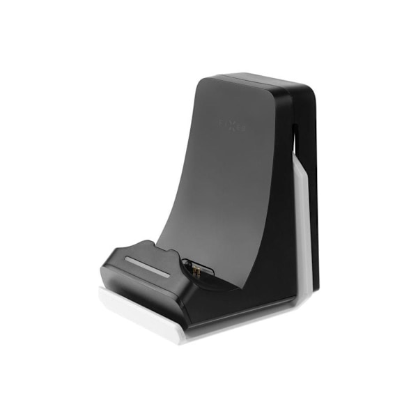 Fast, hengende ladedokking for PS5 DualSense-kontroller med hodetelefonkrok, FIXPS5-HCD-BW