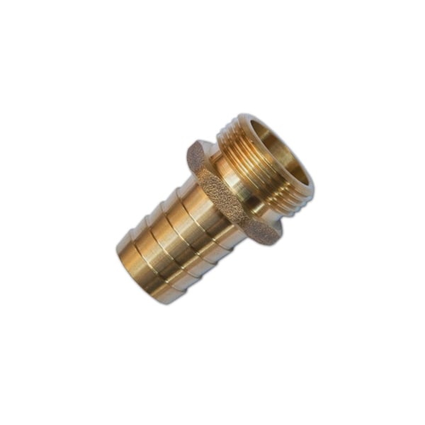 Nippa 13 mm letkulle, 1/2" uros, jakoavaimelle Bronze