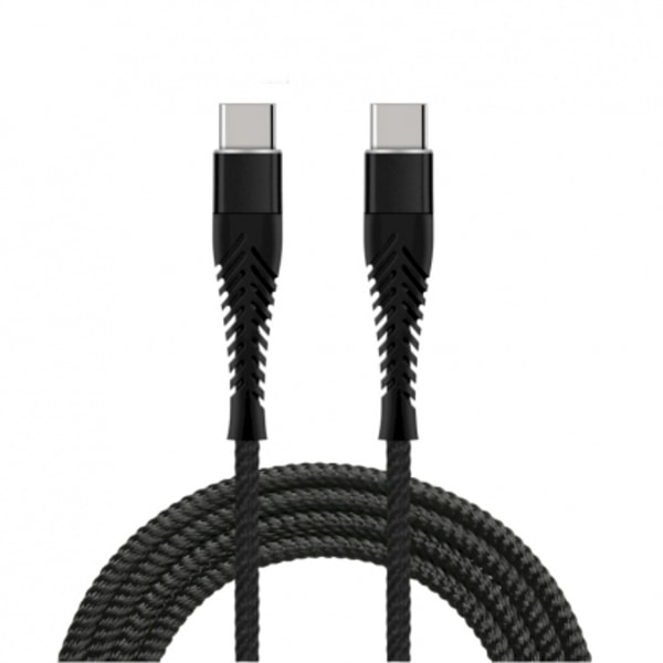 USB-kabler og opladere, "Fishbone USB-C til-til USB-C 65W / 3A / 1,5m" Sort, Fusion-tilbehør