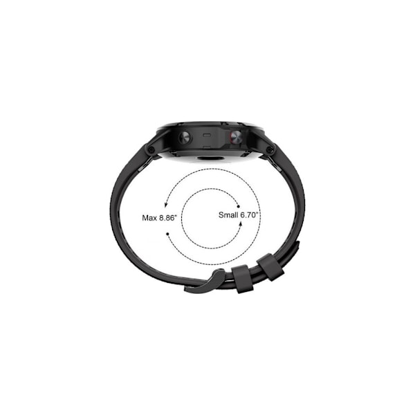 Tech-Protect klockarmband Smidig Garmin fenix 5/6/6 Pro 22mm, svart
