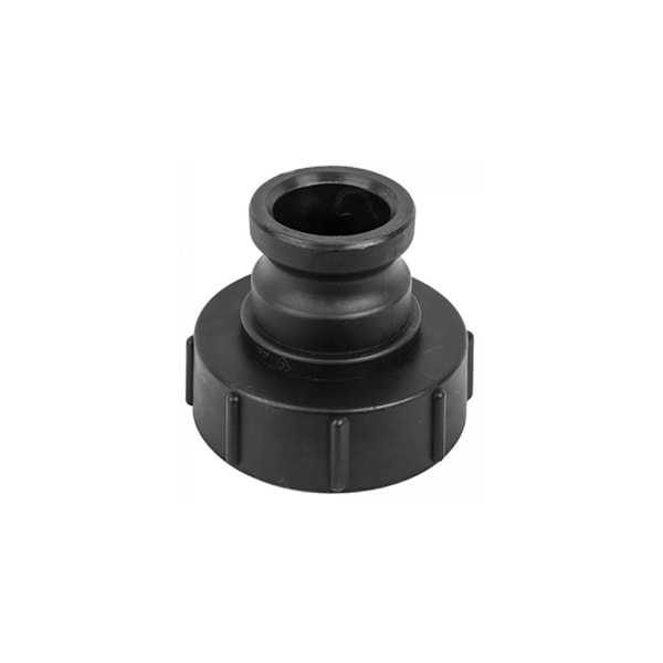 IBC adapter, S100x8 sisäkierre - Camlock A 2", Bradas Black