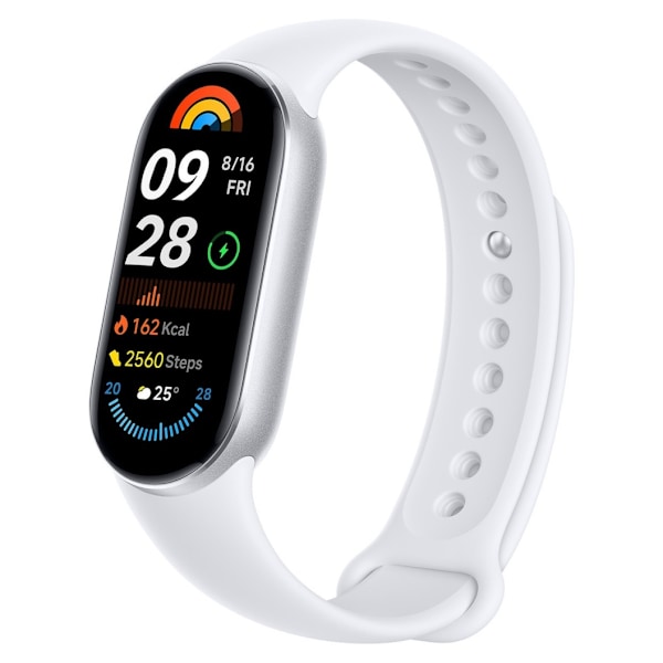 Xiaomi Smart Band 9, jäätikköhopea Hopea