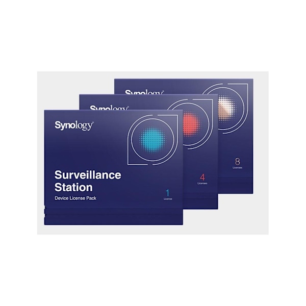 Software lic /surveillance/station pack1-enhed, Synology