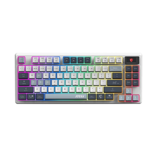 MSI, pelinäppäimistö, FORGE GK600 TKL WIRELESS SKY