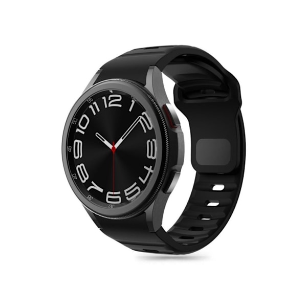 Tech-Protect klockarmband Silicone Line Samsung Galaxy Watch4/5/5 Pro/6/7/FE, svart