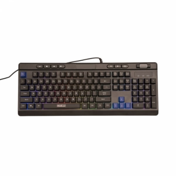 PC-tastatur STEALTH, Sparco Sort